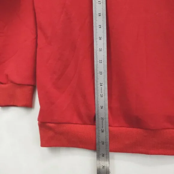 Givenchy Hoodie Mens 2XL Red Embroidered Long Sleeve - Picture 12 of 12